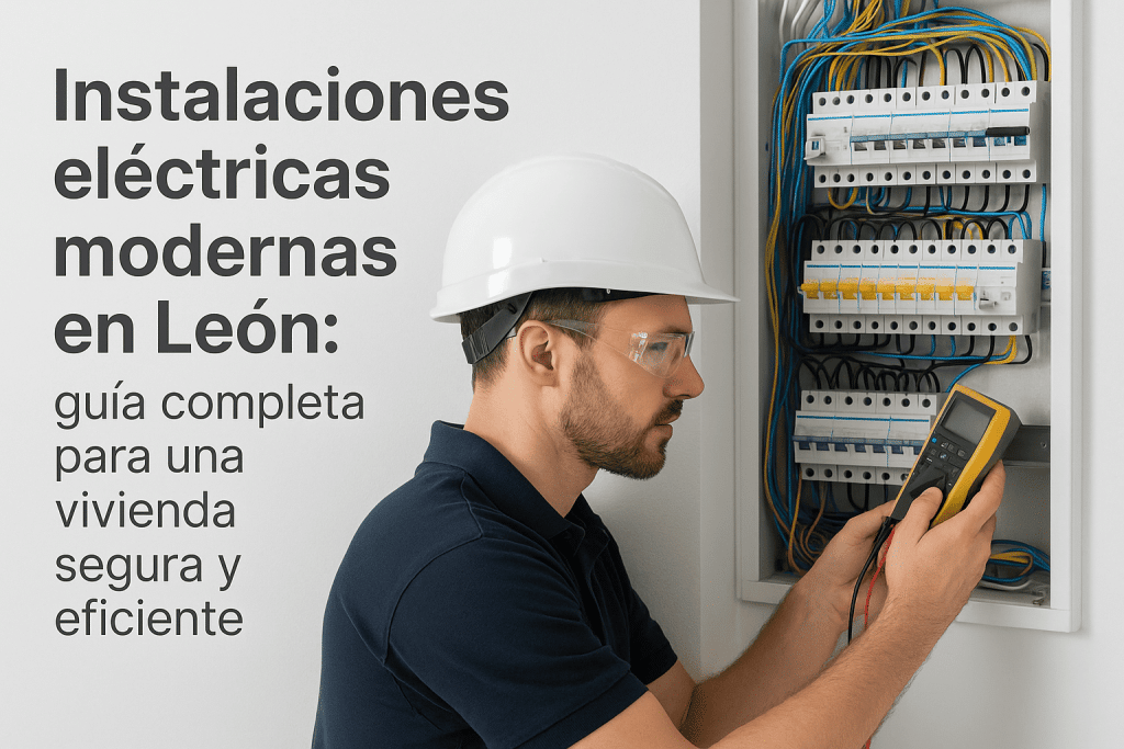 Instalaciones eléctricas modernas en León