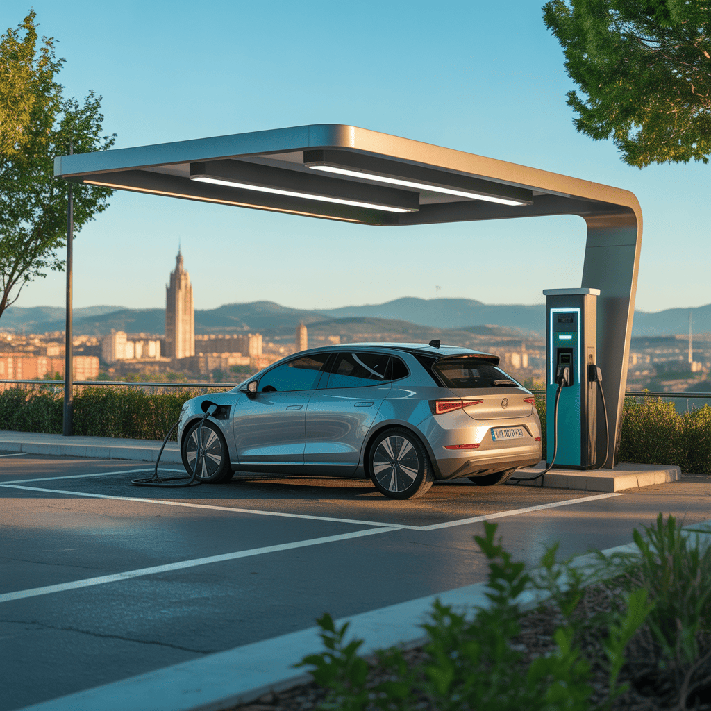 puntos de carga para coches eléctricos