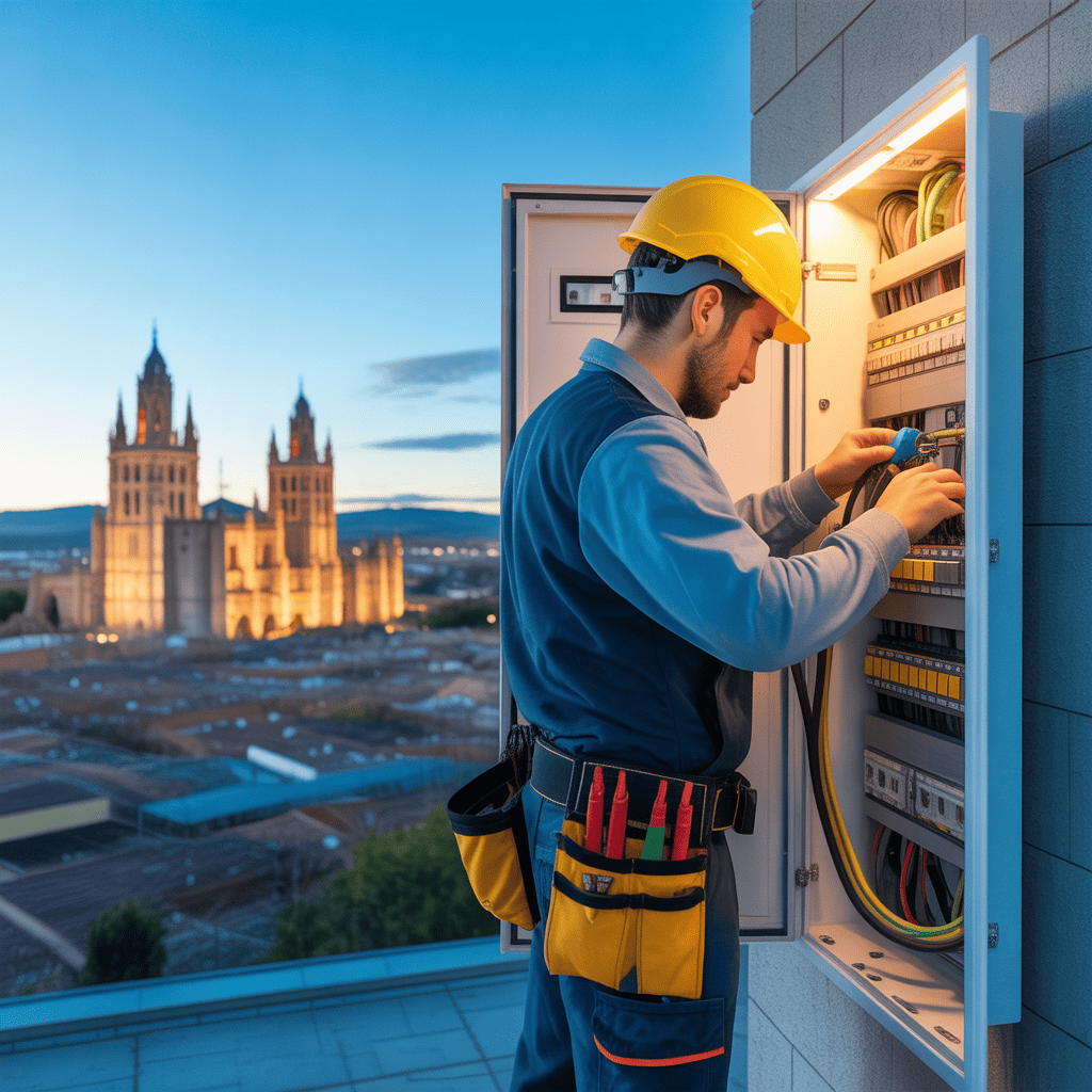 Obras eléctricas en León