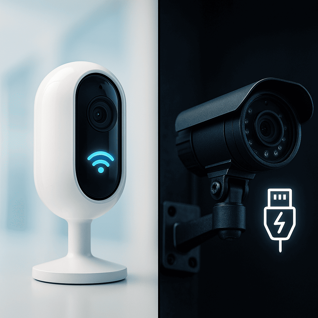 cámaras wifi vs cable poe