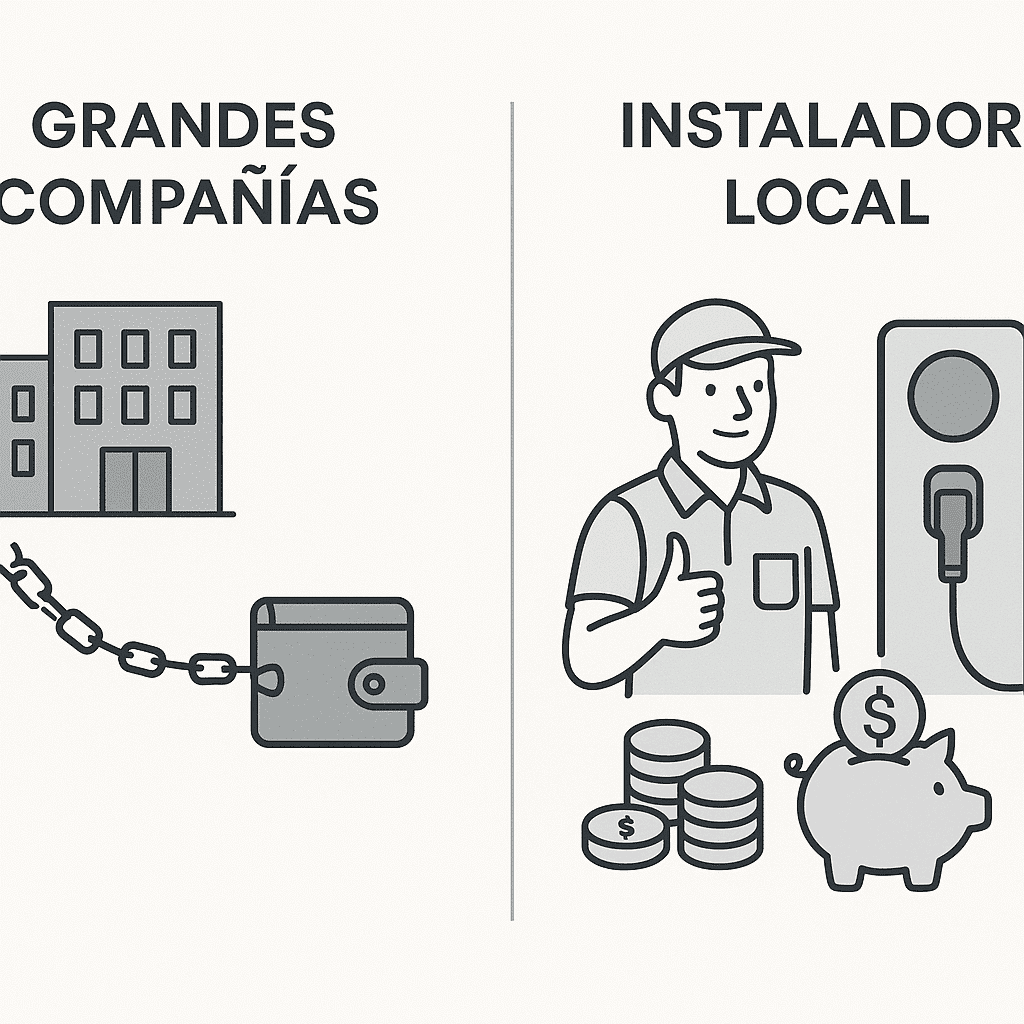 punto de recarga garaje comunitario león