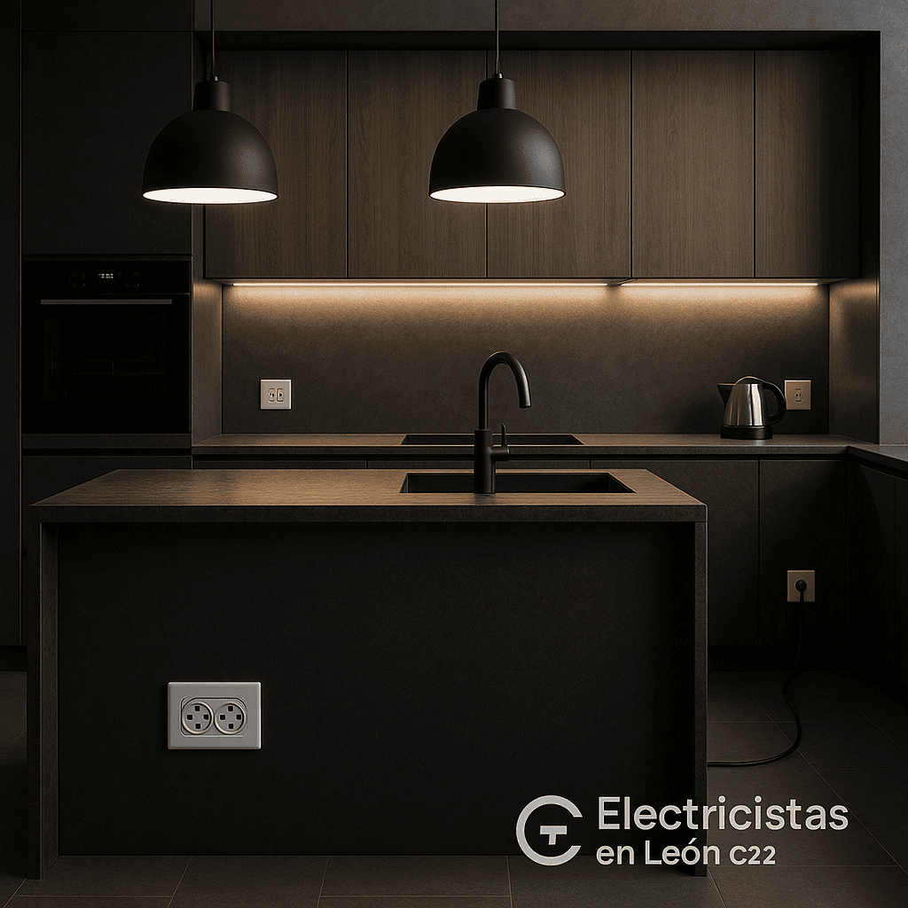 preinstalacion electrica cocinas obra nueva leon