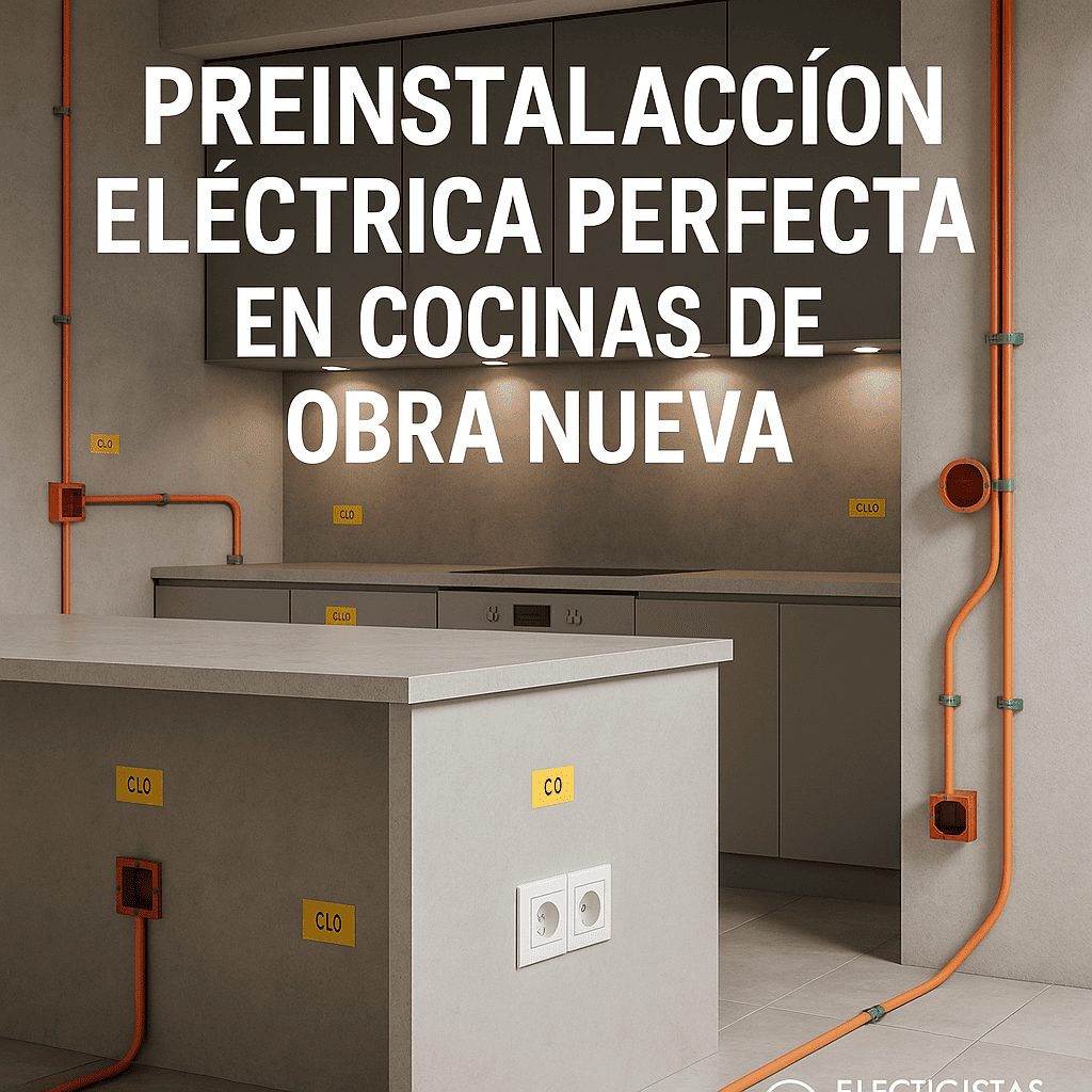 preinstalacion electrica cocinas obra nueva leon