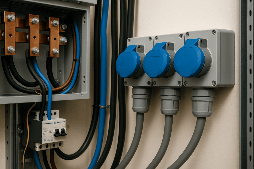 Instalación tomas Trifásicas León