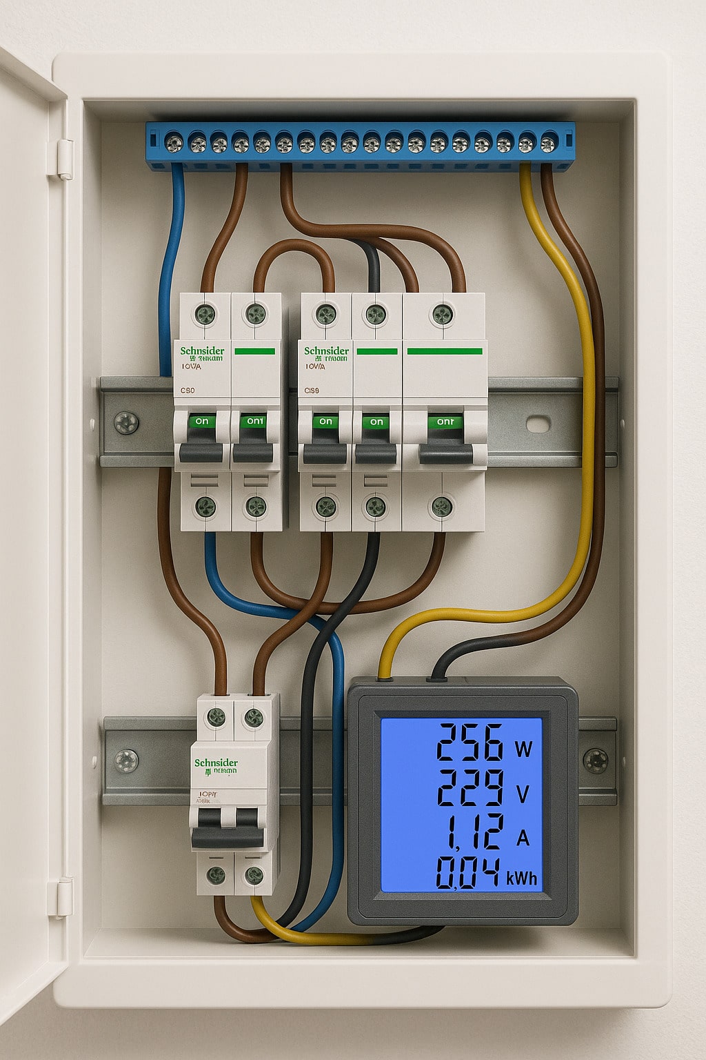 cuadro eléctrico con monitorización león