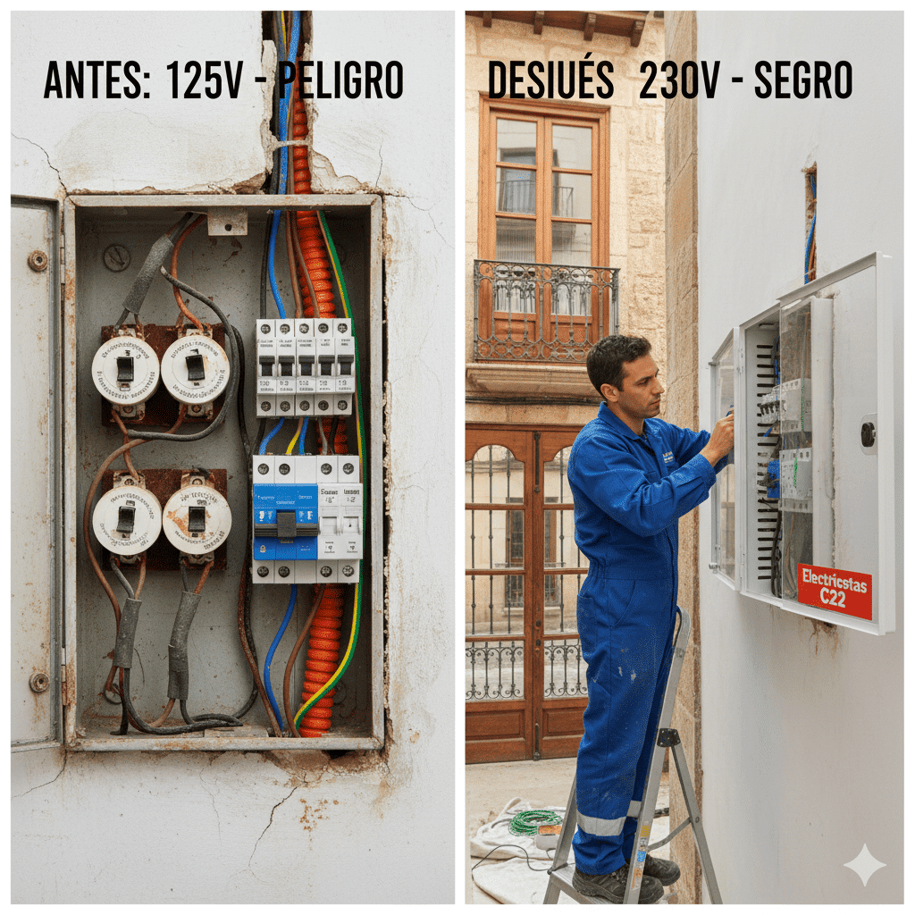 Cambio 125V a 220V