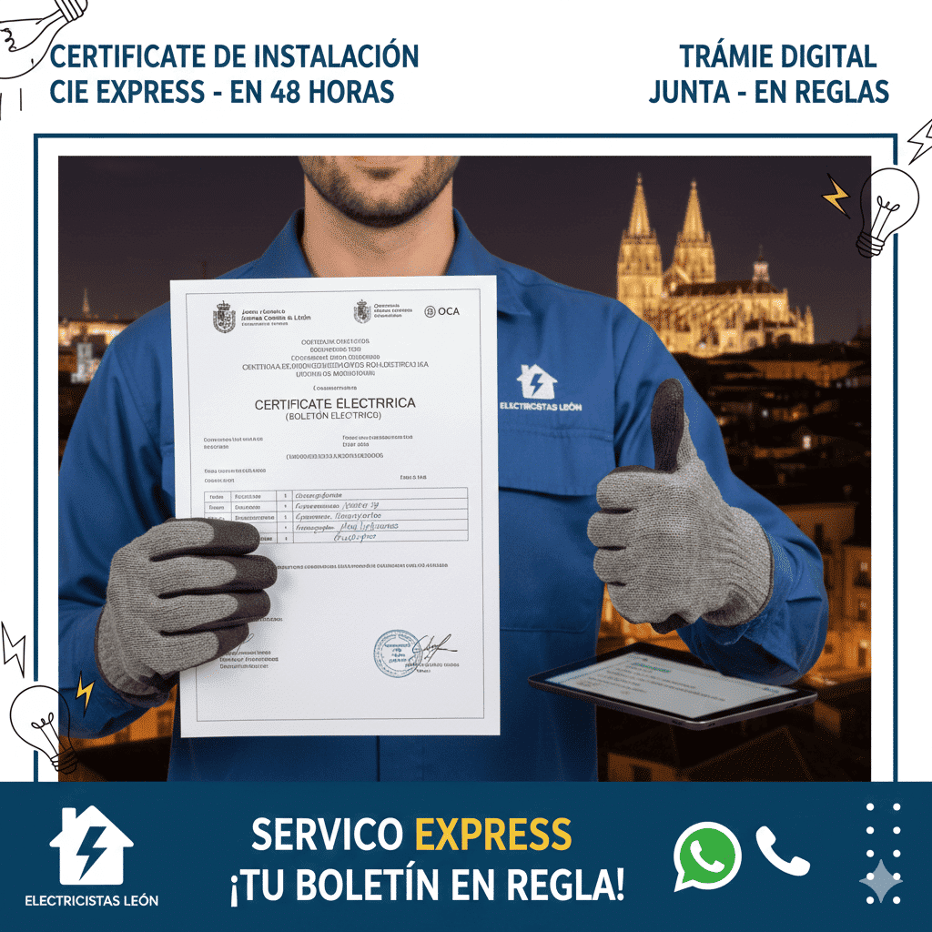 Certificado Eléctrico León (Boletín)